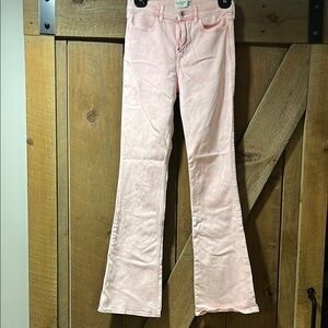 Abercrombie Kids Pink Flare Jeans